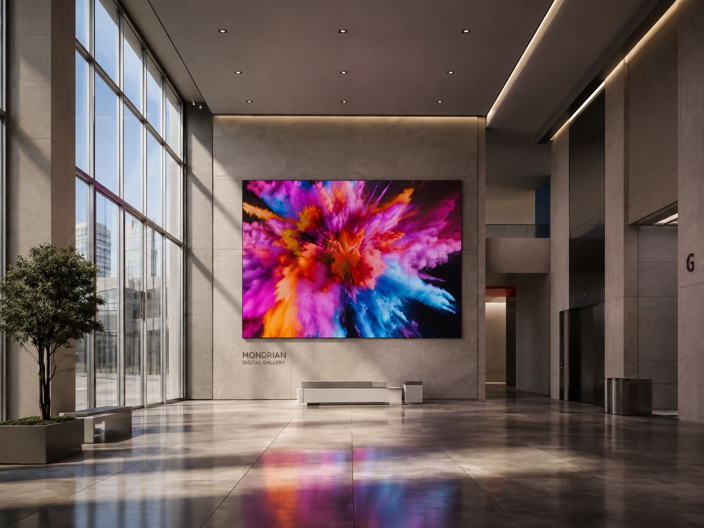 Canvas Series — Modular indoor · Digital art